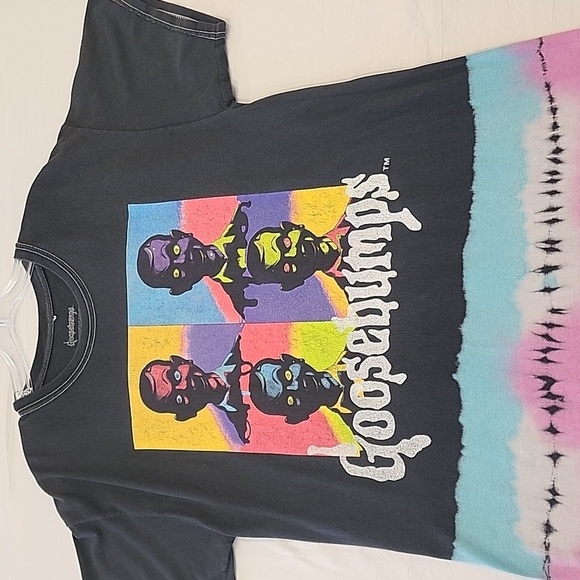 Goosebumps Men's Unisex Black Multicolor "Slappy" Dummy Graphic Tee Shirt, sz MD - Picture 5 of 8